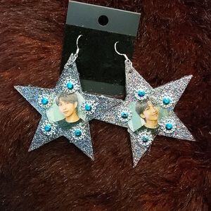 BTS RM Sparkling Star Earrings